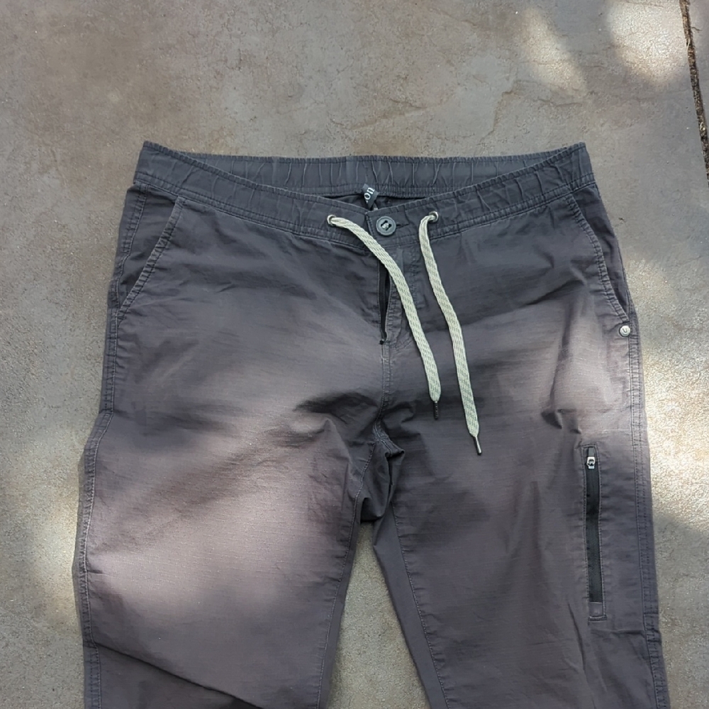 Vuori Gray Track Pants for Active Comfort